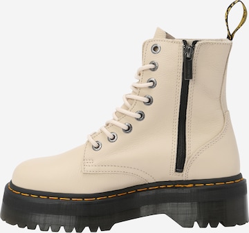 Stivaletto stringato di Dr. Martens in beige