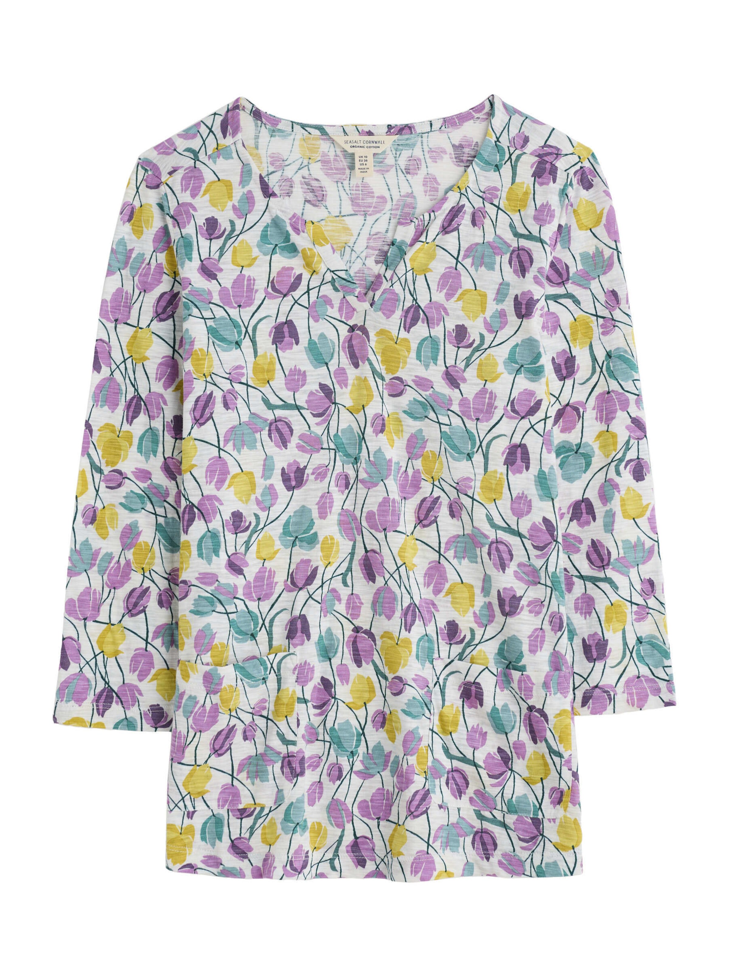 Chemisier 'Gypsophilia' Seasalt Cornwall en violet : devant