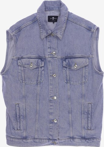 7 for all mankind Vest in M in Blue: front