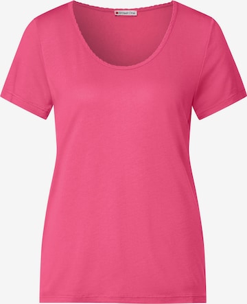 T-shirt STREET ONE en rose : devant