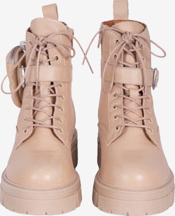 Apple of Eden Lace-Up Ankle Boots 'Blake' in Pink