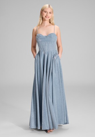 HEY KYLA Abendkleid in Blau: Vorderseite