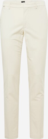Pantalon chino 'Kaito1' BOSS en beige : devant