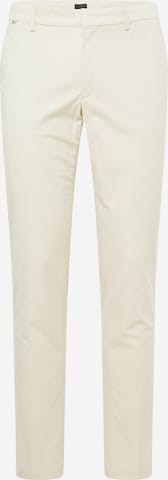 BOSS Black - Slimfit Pantalón chino 'Kaito1' en beige: frente