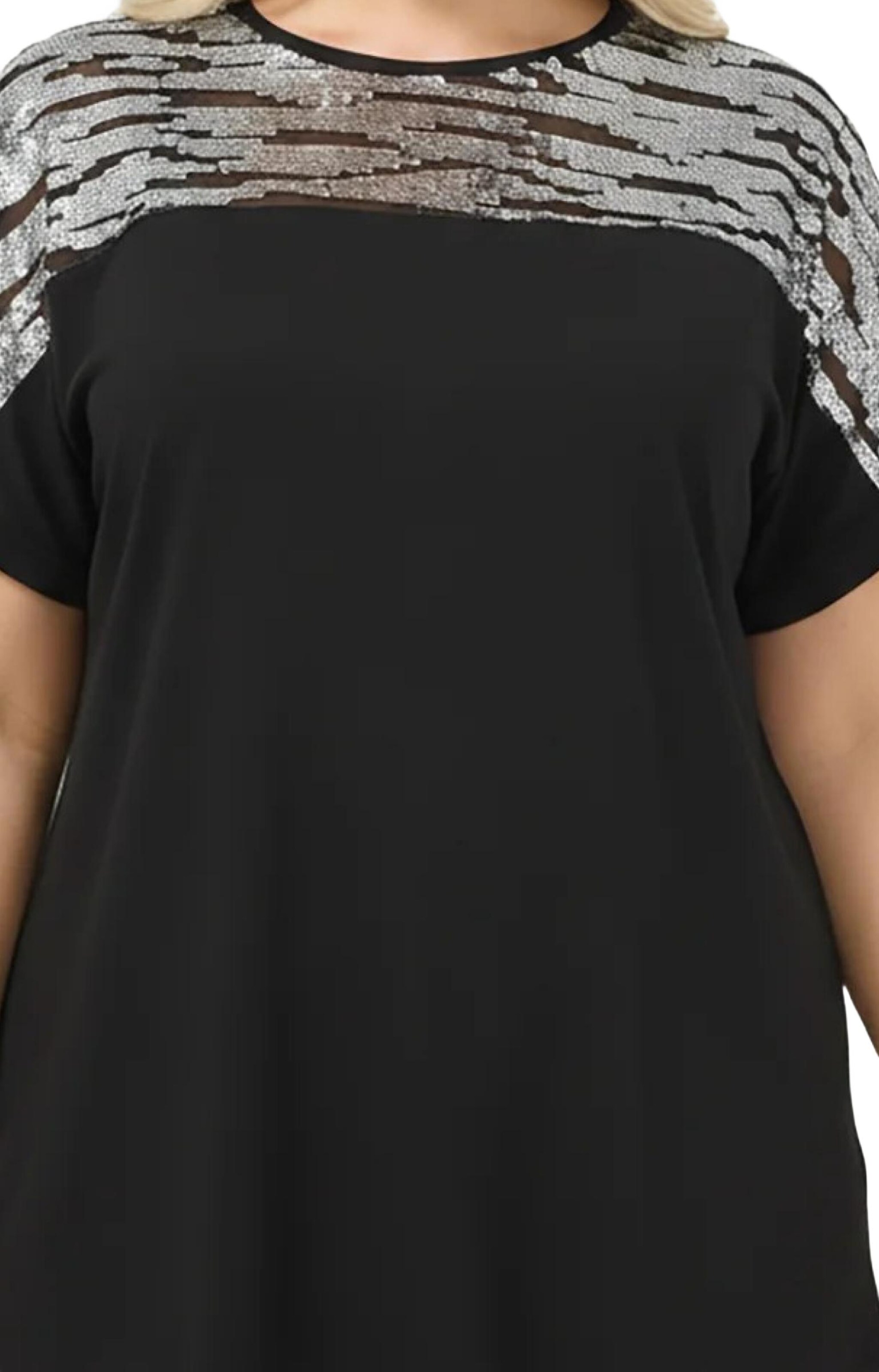 Shape Of You Shirt in Zwart