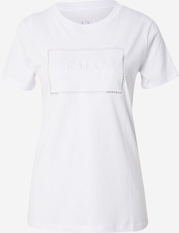 ARMANI EXCHANGE Shirt in White: front