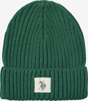 U.S. POLO ASSN. Čepice 'Nor' – zelená: přední strana