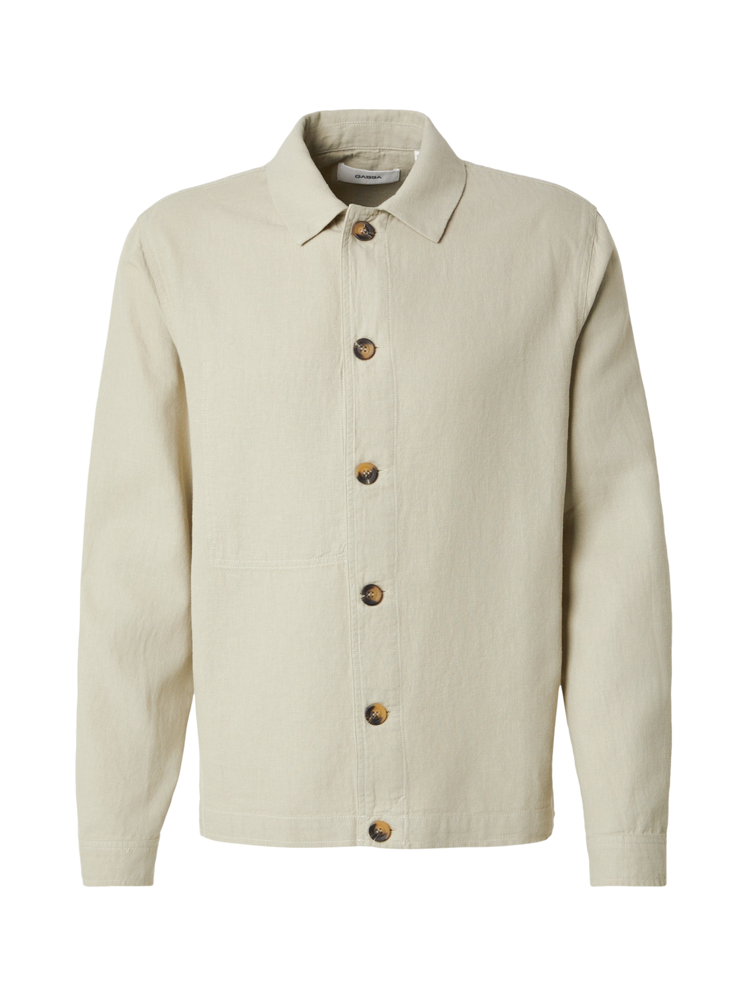 Coupe regular Chemise 'Peter Lino' GABBA en vert : devant