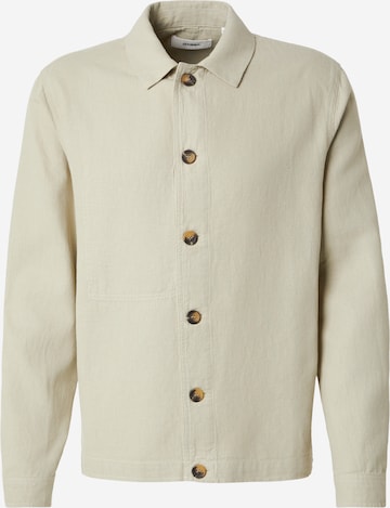 Regular fit Camicia 'Peter Lino' di GABBA in verde: frontale