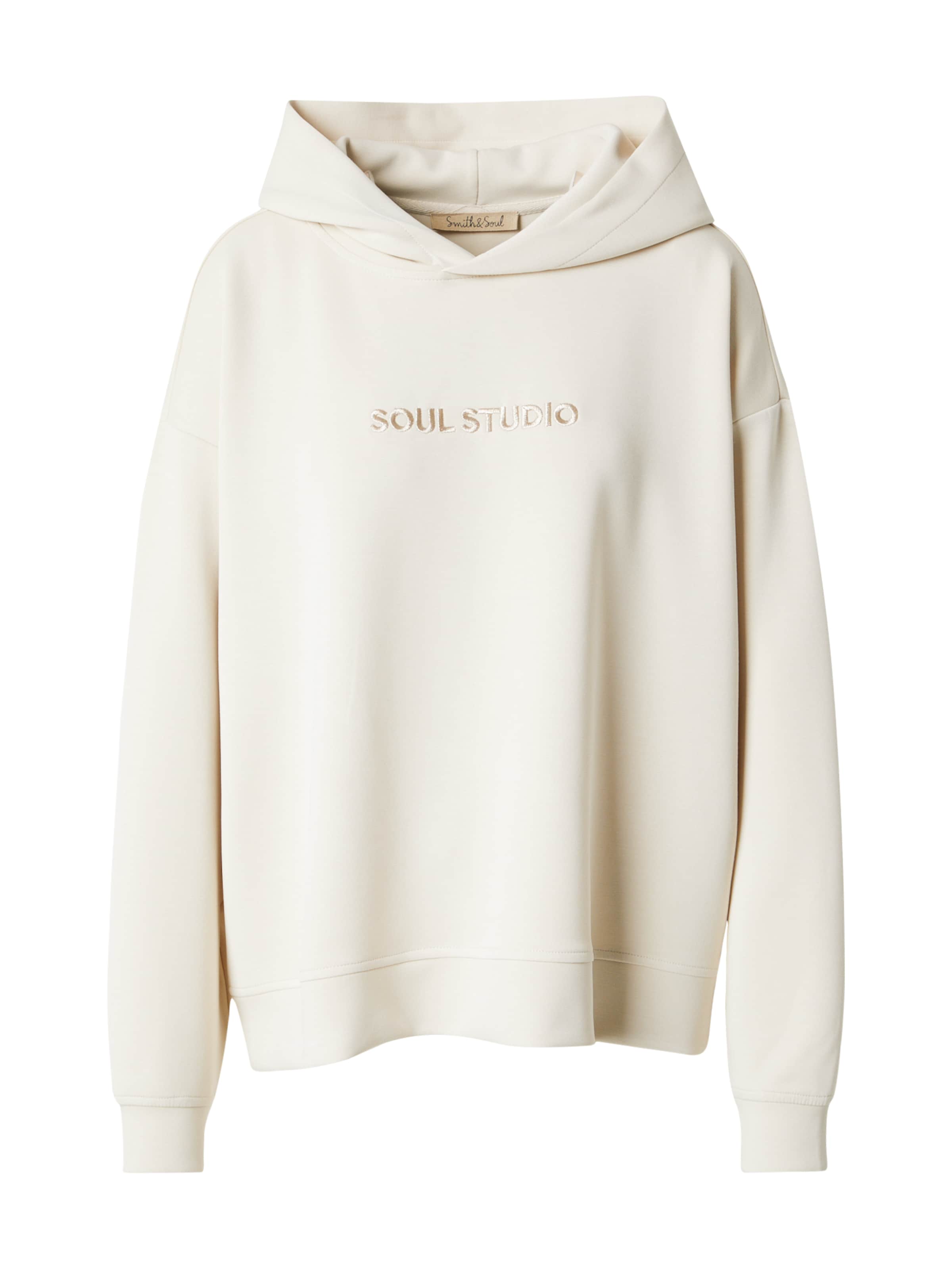 Felpa 'Soul Studio' di Smith&Soul in beige: frontale