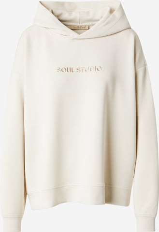 Smith&Soul Collegepaita 'Soul Studio' värissä beige: etupuoli