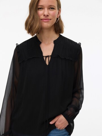 VERO MODA Blouse 'VMLINEA' in Zwart