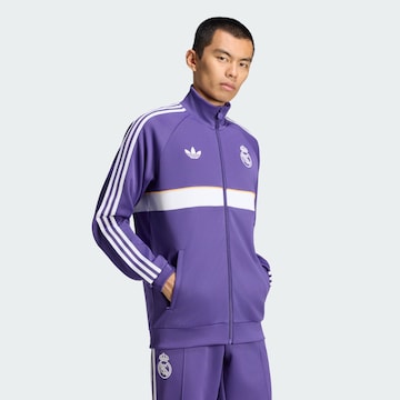 ADIDAS PERFORMANCE Αθλητική ζακέτα φούτερ 'Real Madrid Originals' σε λιλά: μπροστά