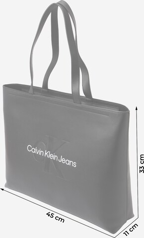Calvin Klein Jeans Torba shopper w kolorze czarny