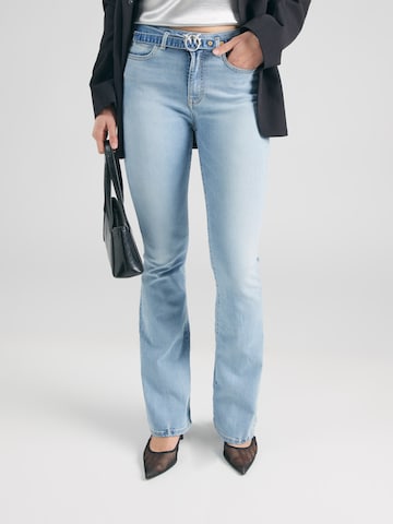 PINKO Flared Jeans in Blue: front
