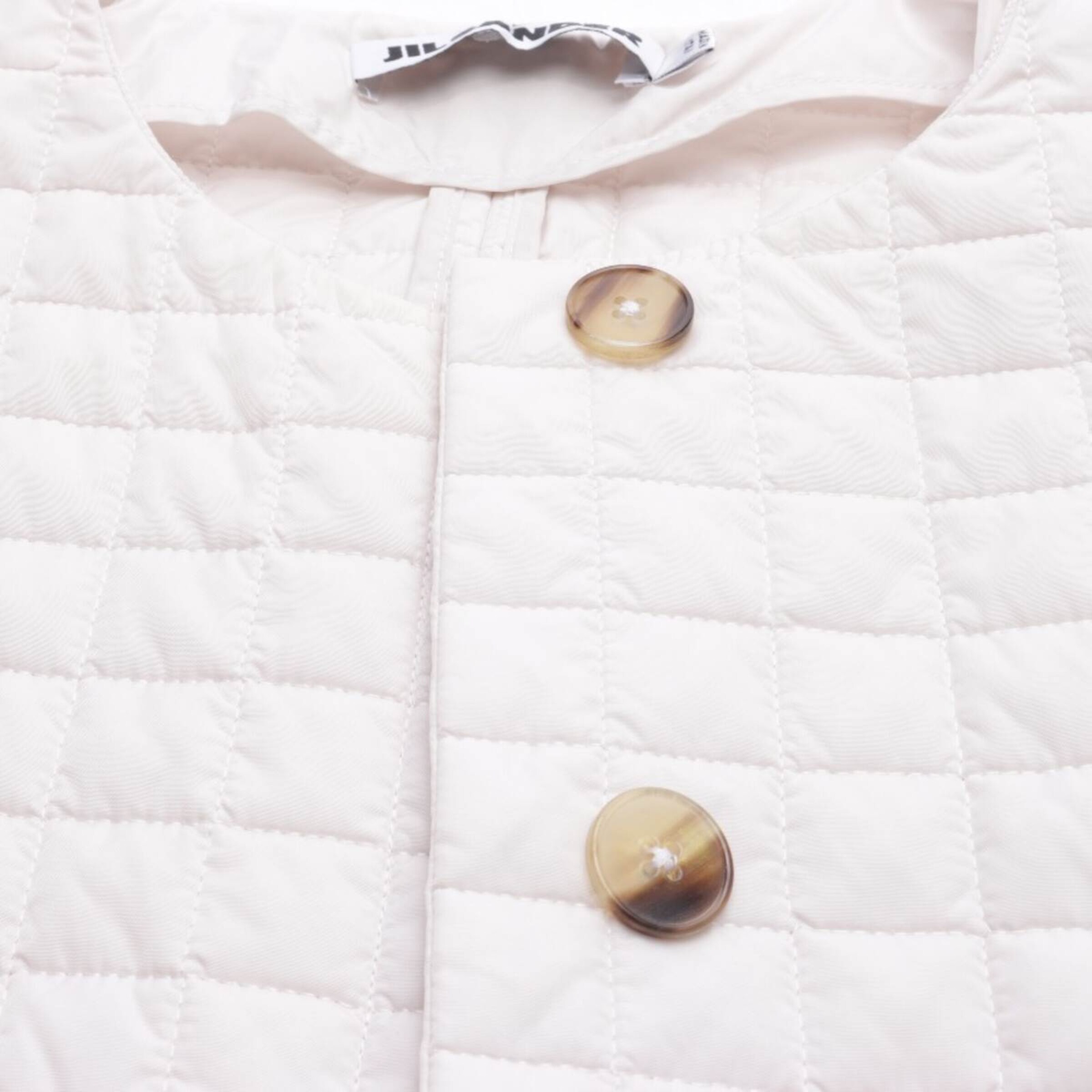 JIL SANDER Übergangsjacke M in Weiß