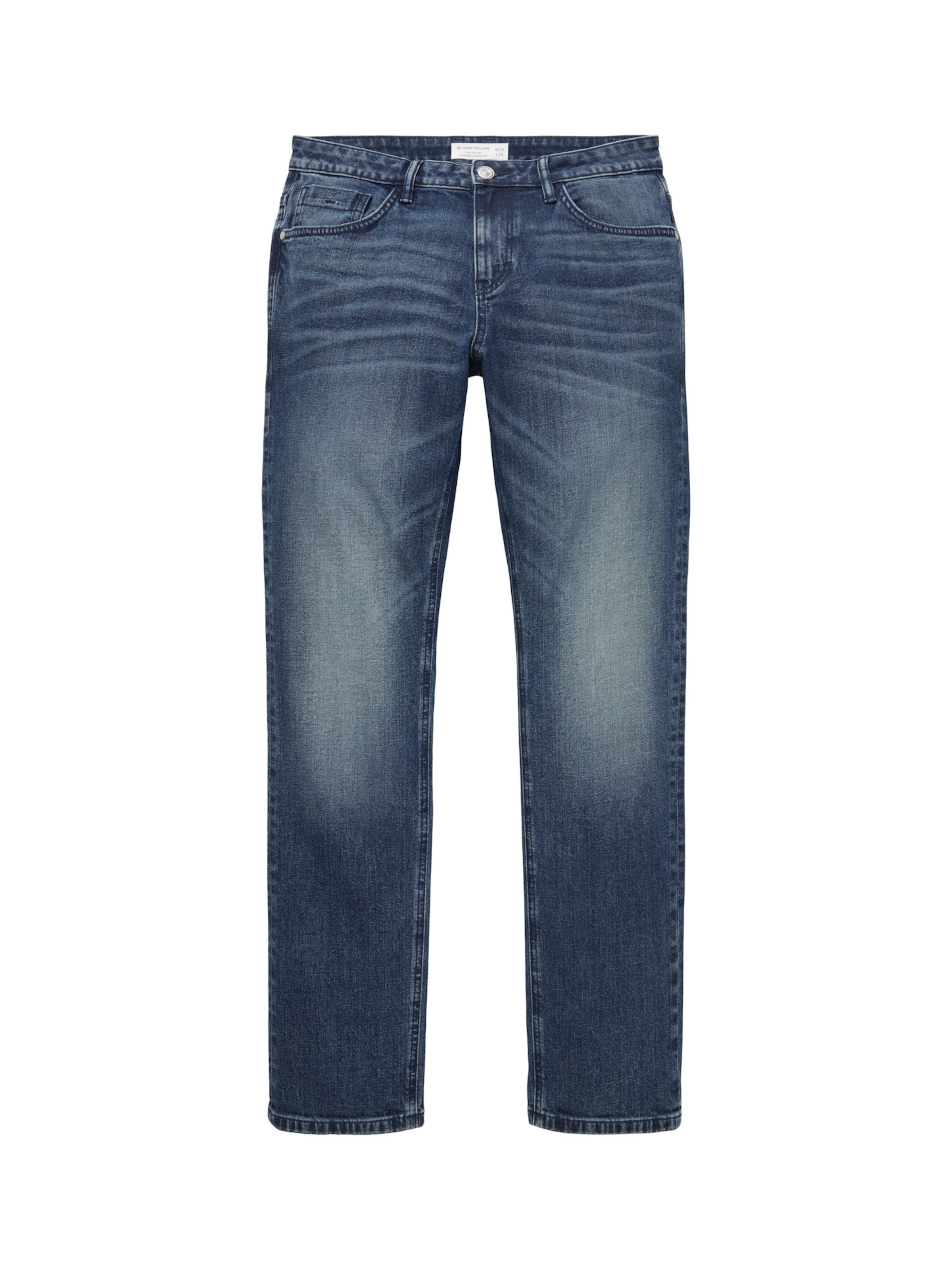 TOM TAILOR Slimfit Jeans 'Josh' in Blauw: voorkant