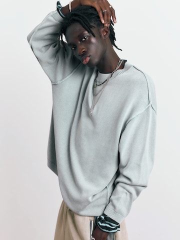 Pull&Bear Pullover 'STWD' i blå: forside