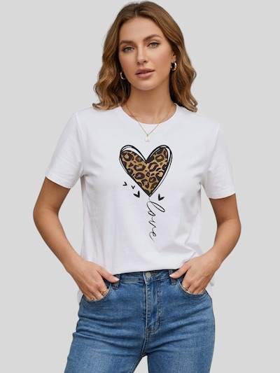 LapaPlus Shirt 'Women's Short Sleeve Shirt Summer Tops'‌‌ in S in weiß, Produktansicht
