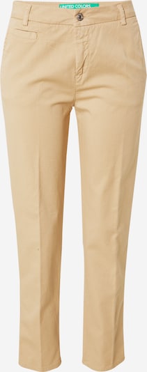 UNITED COLORS OF BENETTON Pantalon à plis en sable, Vue avec produit