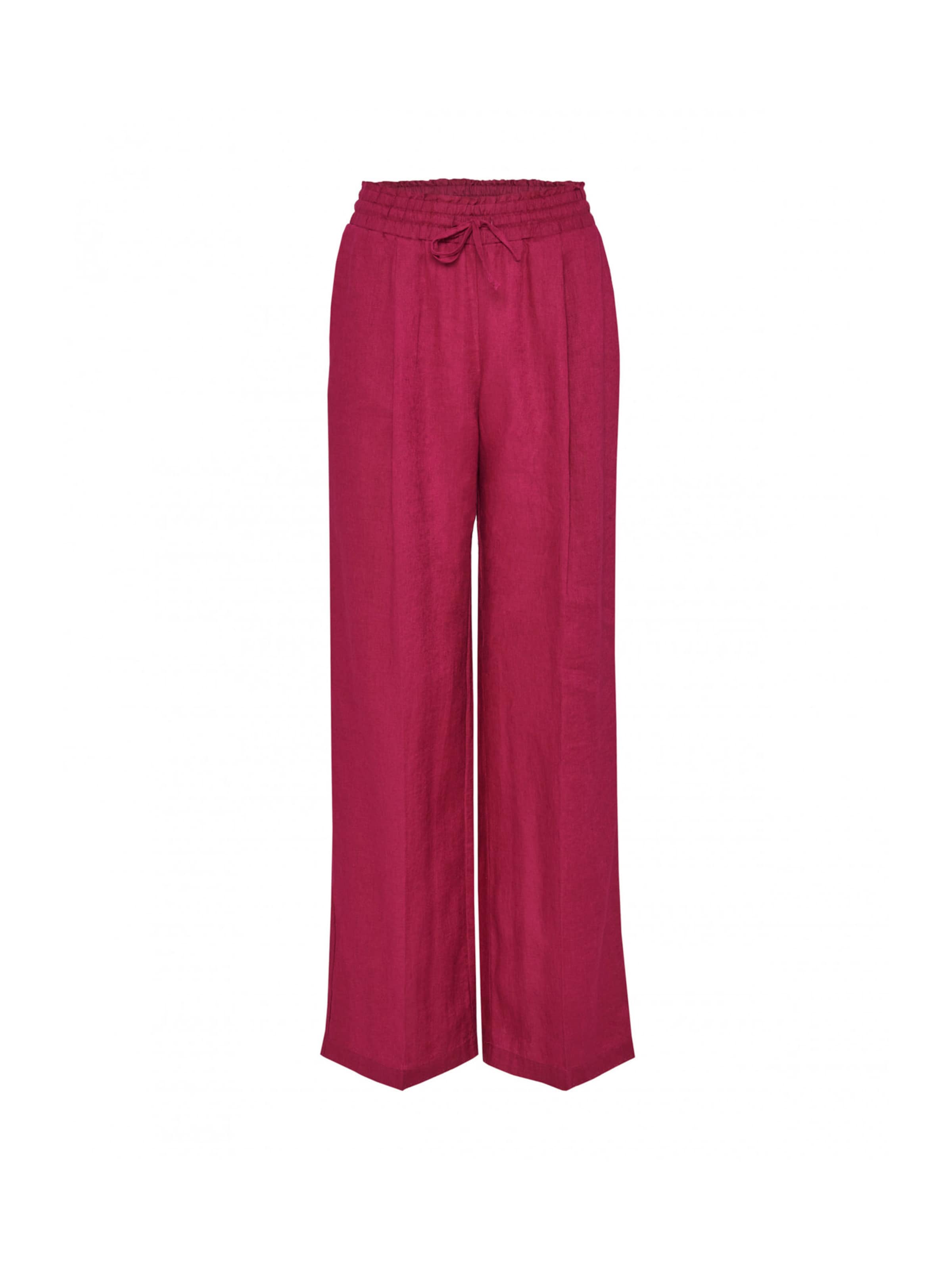 Wide Leg Pantalon à pince 'Marou' OPUS en rose : devant