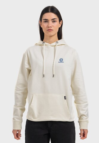 Oldskull Hoodie 'Worldvibe Surf Dreams' in Weiß
