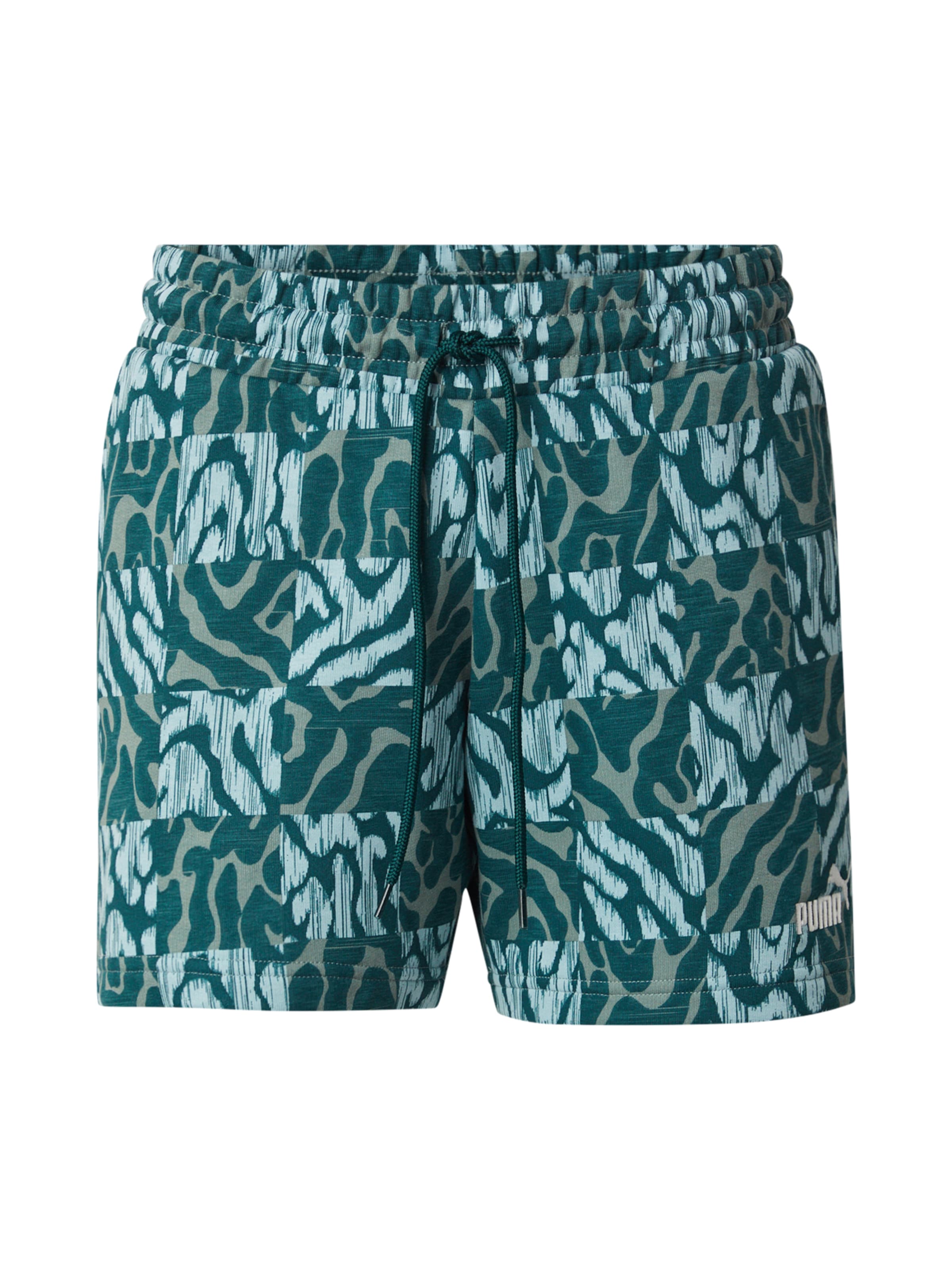 Regular Pantalon de sport 'Ess' PUMA en vert : devant