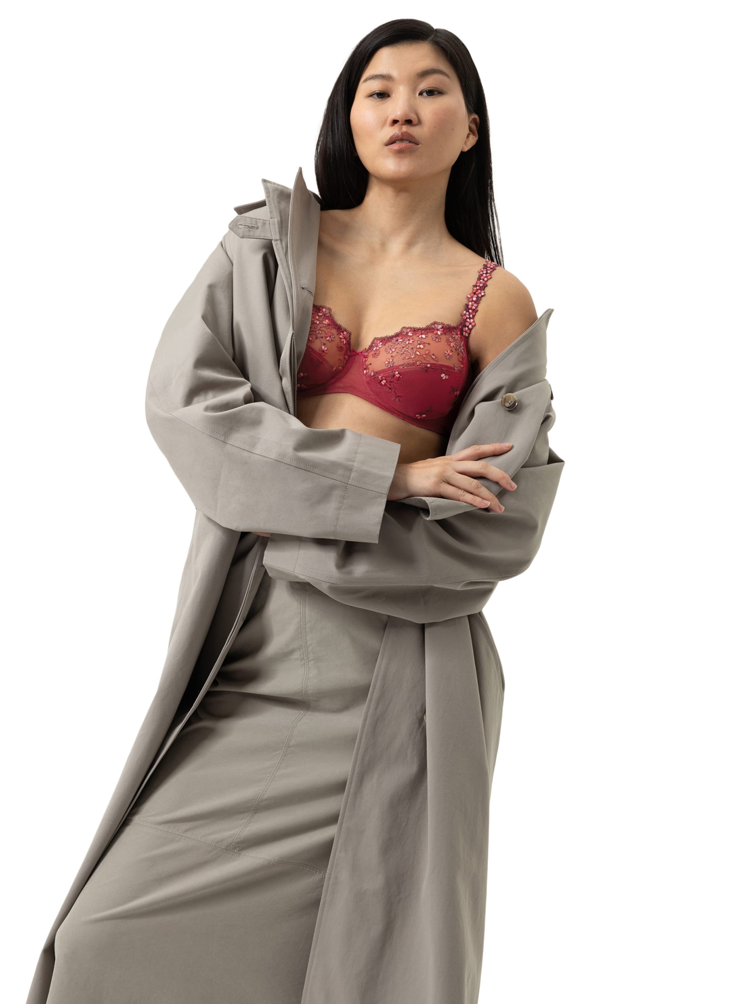 Mey T-shirt BH 'Delightful' in Rood