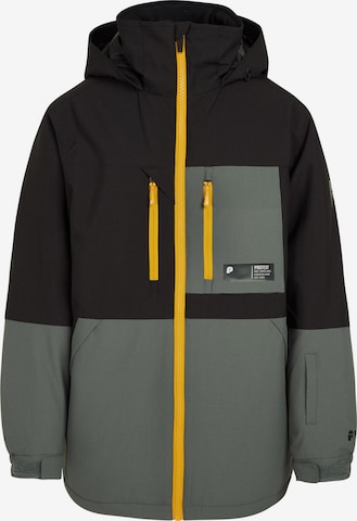 PROTEST Athletic Jacket 'Lars' in Grey: front