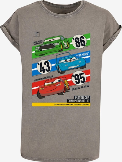 ABSOLUTE CULT T-Shirt 'Cars - Pistons Cup Champions' in stone / mischfarben, Produktansicht