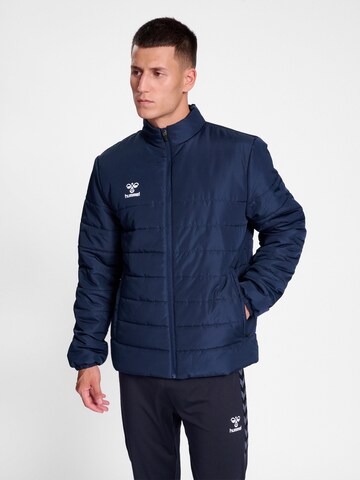Hummel Athletic Jacket 'ESSENTIAL' in Blue: front