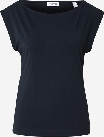 ESPRIT - Camiseta en negro: frente