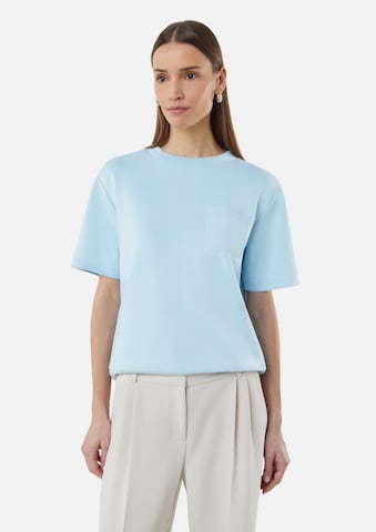 comma casual identity Sweatshirt i blå: framsida