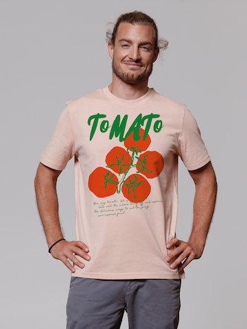 T-Shirt 'Tomato' Watapparel en rose : devant