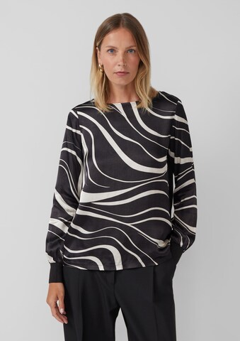 s.Oliver BLACK LABEL Blouse in Black: front
