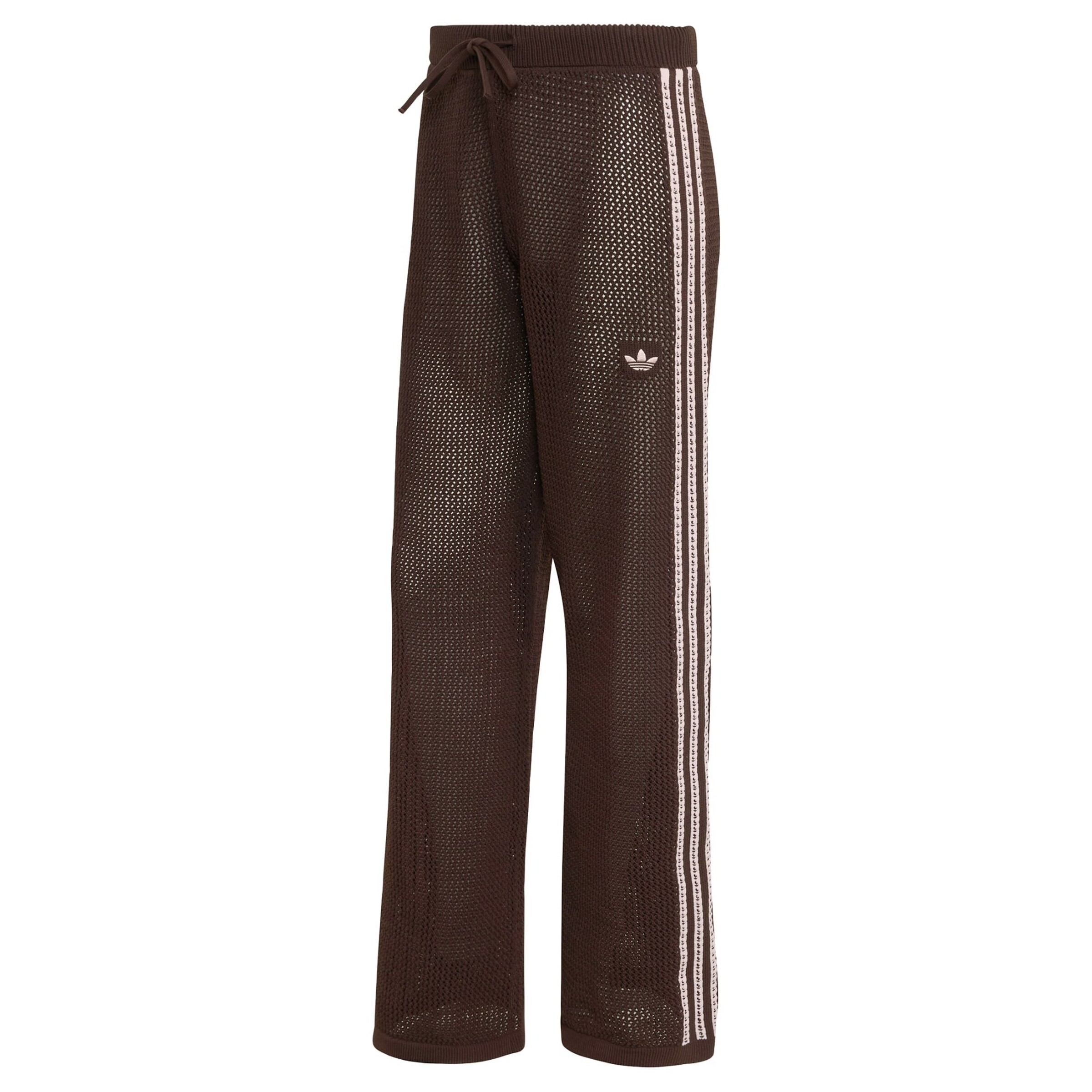 ADIDAS ORIGINALS Trousers 'Firebird' in Brown: front