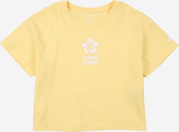 4F Junior Performance Shirt in Yellow: front