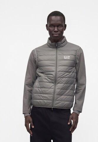 Gilet di EA7 Emporio Armani in grigio: frontale