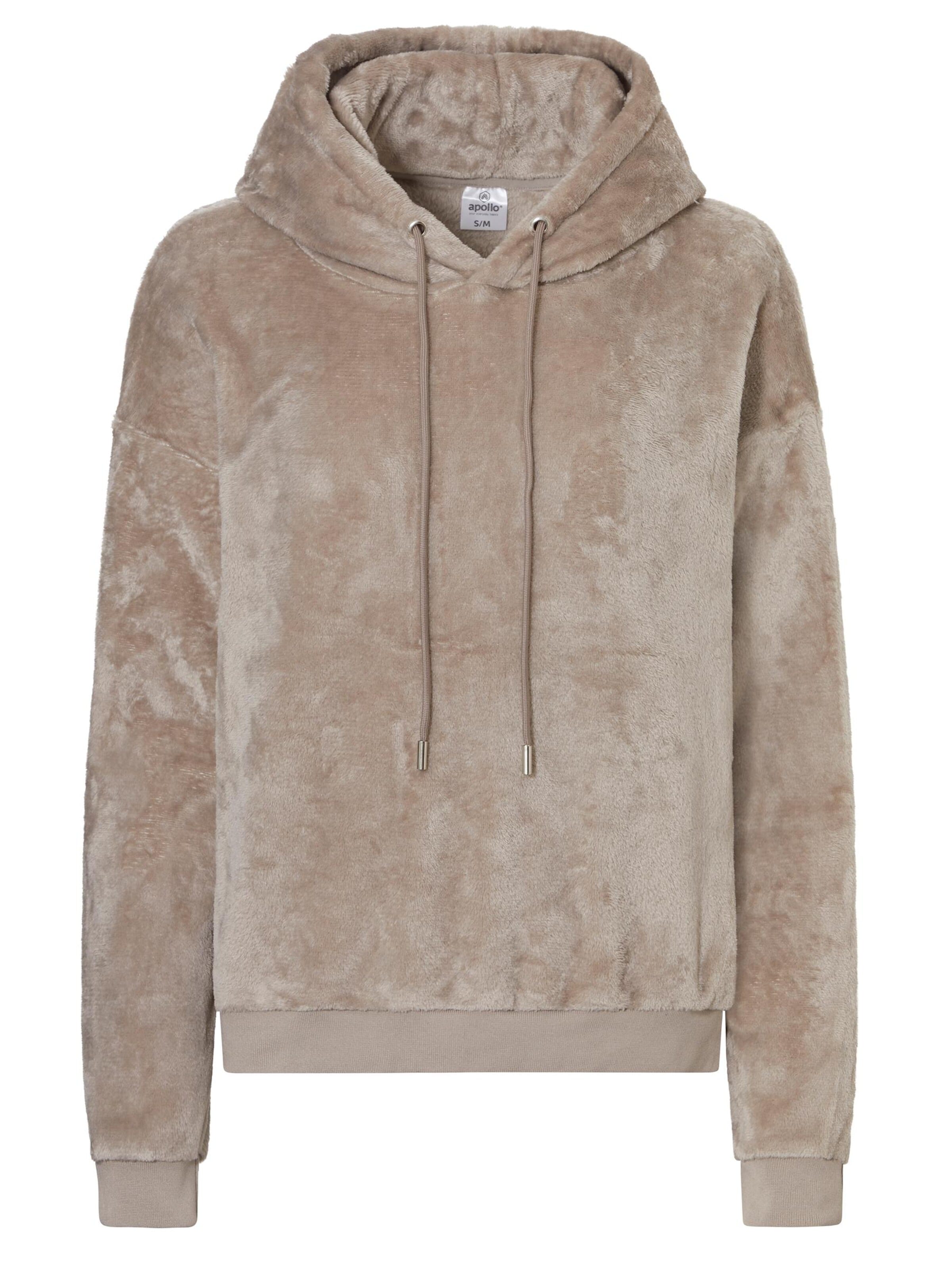 Apollo Sweat suit 'Huispak Loungewear Fleece Incl Capuchon' in Brown