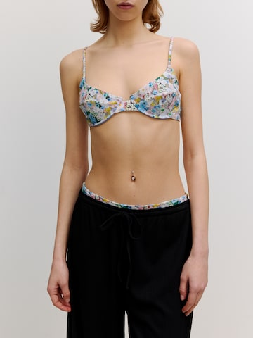 jauktas krāsas EDITED Balconette Bikini augšdaļa 'Ike': no priekšpuses