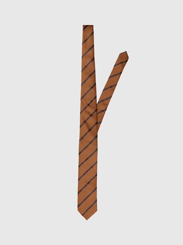 SELECTED HOMME Tie in Brown: front