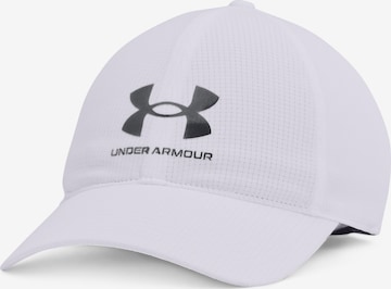 UNDER ARMOUR Athletic Cap in White: front