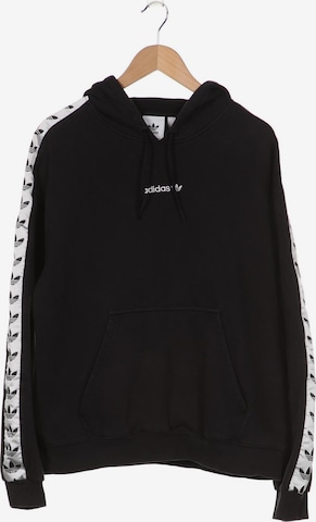 ADIDAS ORIGINALS Sweatshirt & Zip-Up Hoodie in L in Black: front