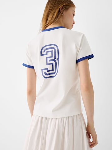 Maglietta di Bershka in beige: frontale
