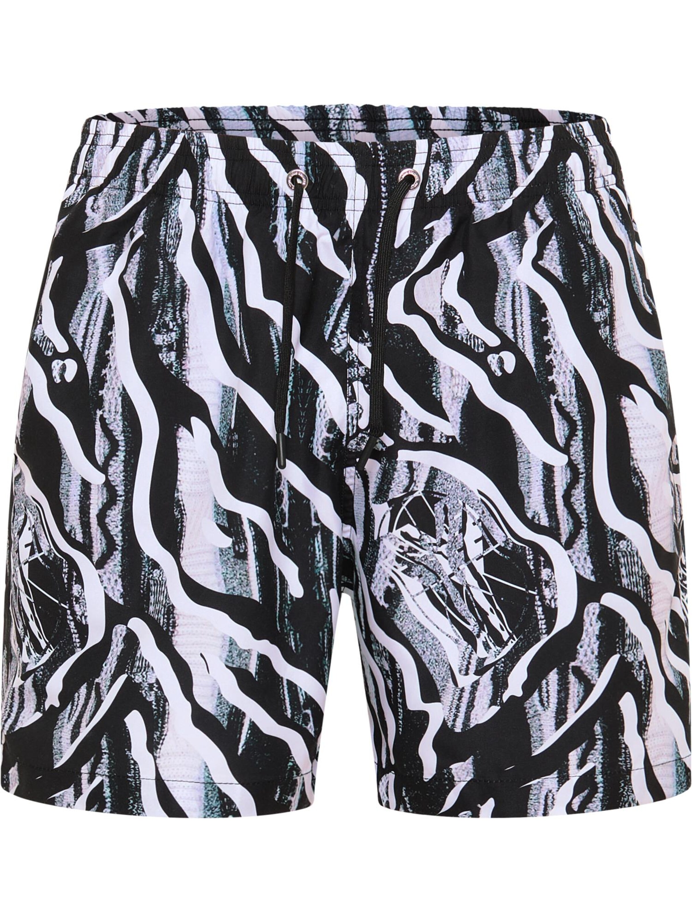 Carlo Colucci Zwemshorts 'De Concini' in Gemengde kleuren: voorkant