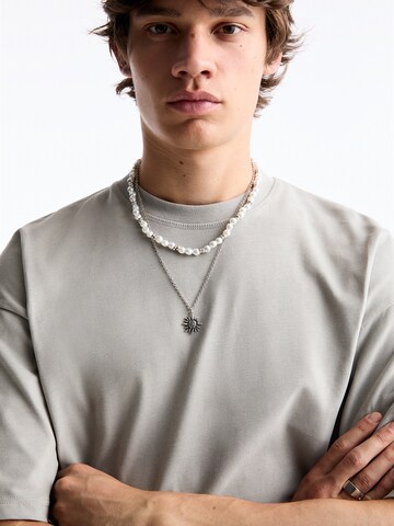 T-Shirt Pull&Bear en gris