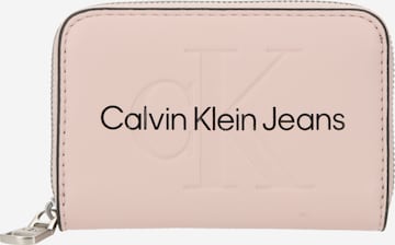 Calvin Klein Jeans Πορτοφόλι σε ροζ: μπροστά