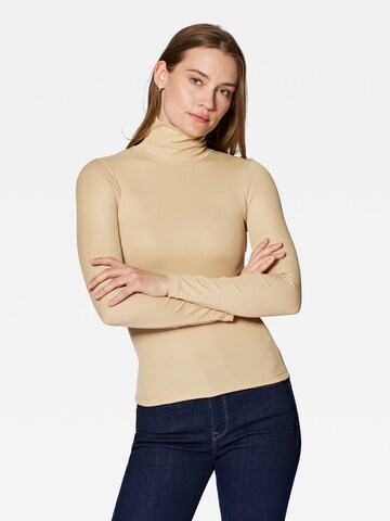 Mavi Shirt in Beige: voorkant