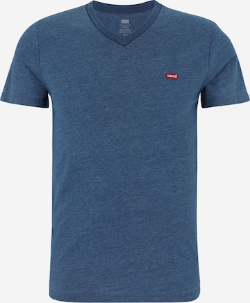 LEVI'S ® Bluser & t-shirts 'Housemark V-Neck Tee' i blå: forside