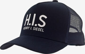 H.I.S Cap in Schwarz: predná strana